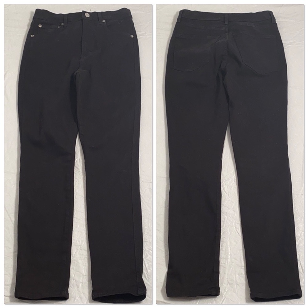 Agolde Roxanne Super High Rise Skinny jeans in Jet black